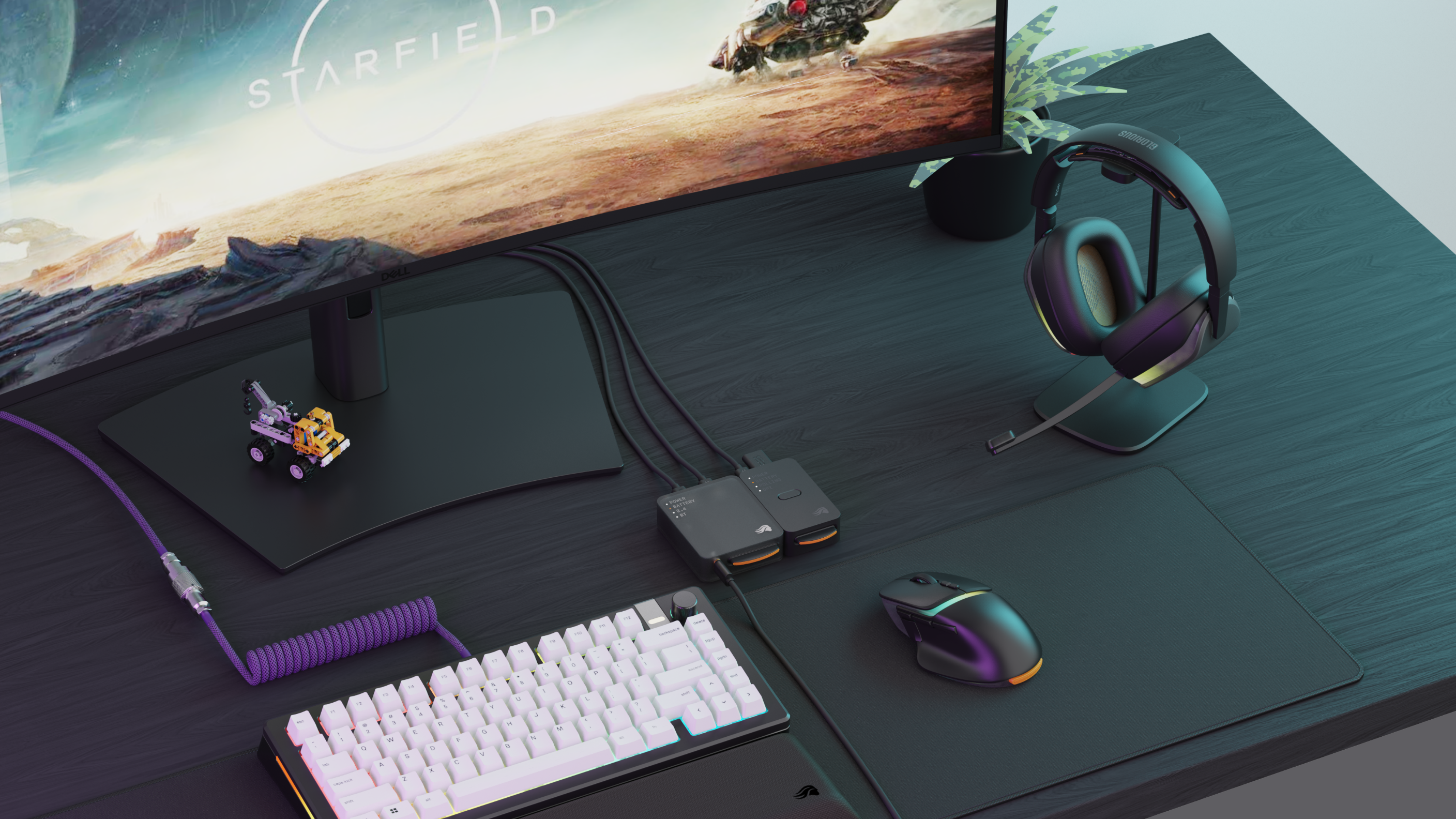 Headset lifestyle render